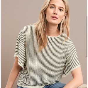 Eileen Fisher linen striped top